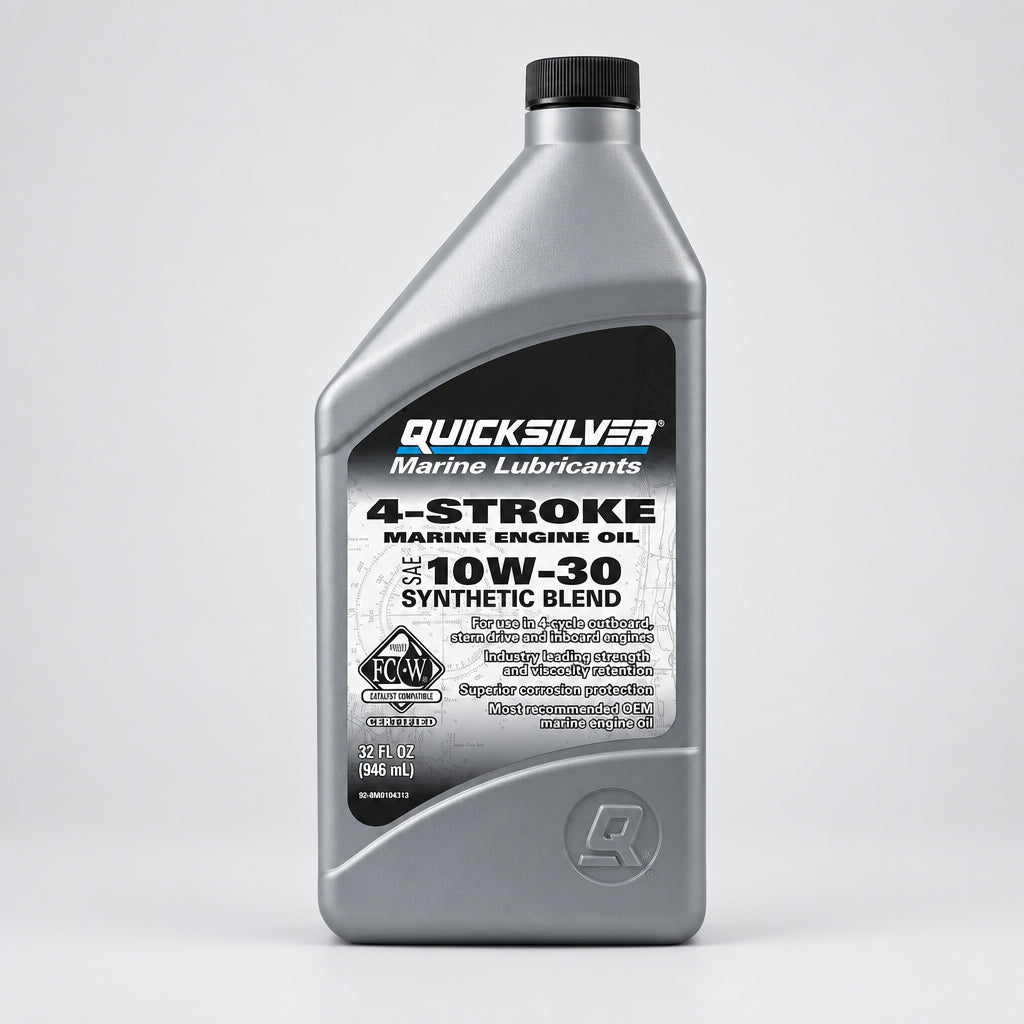 Λάδι μηχανής Quicksilver 4-Stroke 10W-30 Synthetic Blend
