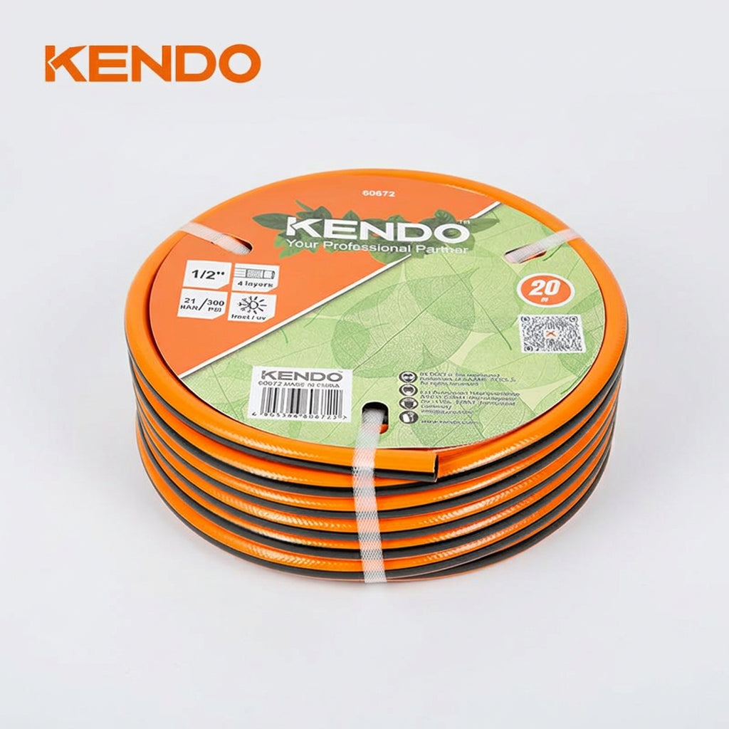 Kendo 60672 Ενισχυμένο Λάστιχο 1/2″ 20m