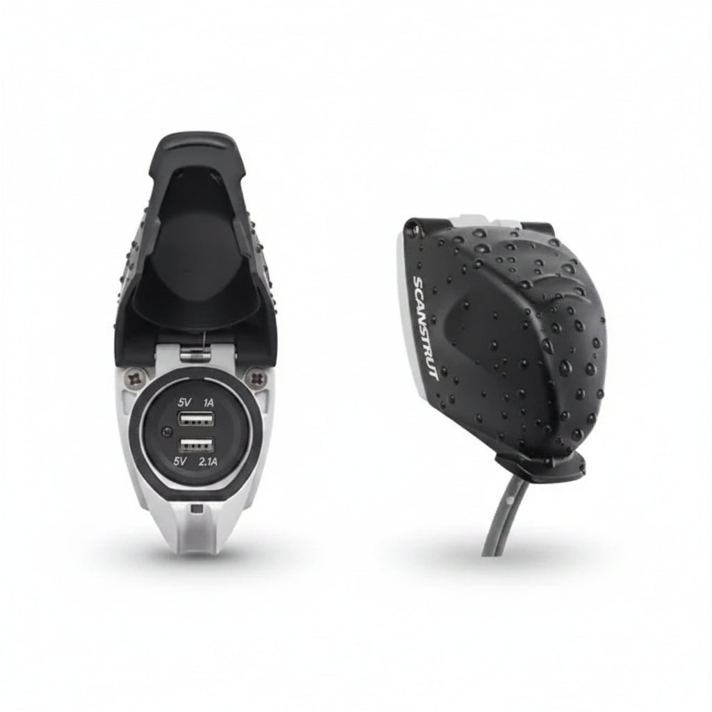 Αδιάβροχο Usb Dual Φορτιστής Socket (12-24V)