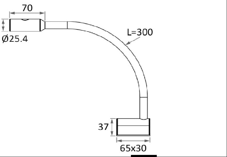 ΦΩΣ ΑΝΑΓΝΩΣΗΣ LED ΧΡΩΜΕ ΕΥΚΑΜΠΤΟ ΜΕ USB 12/24V