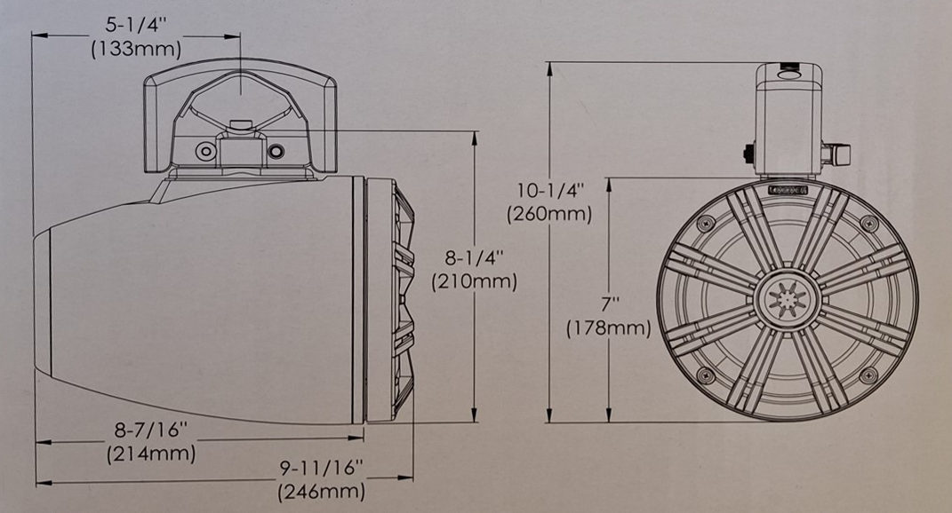 ΗΧΕΙΑ ΠΥΡΓΟΙ 6.5in-165mm KICKER 45KMTC65W LED ΛΕΥΚΑ