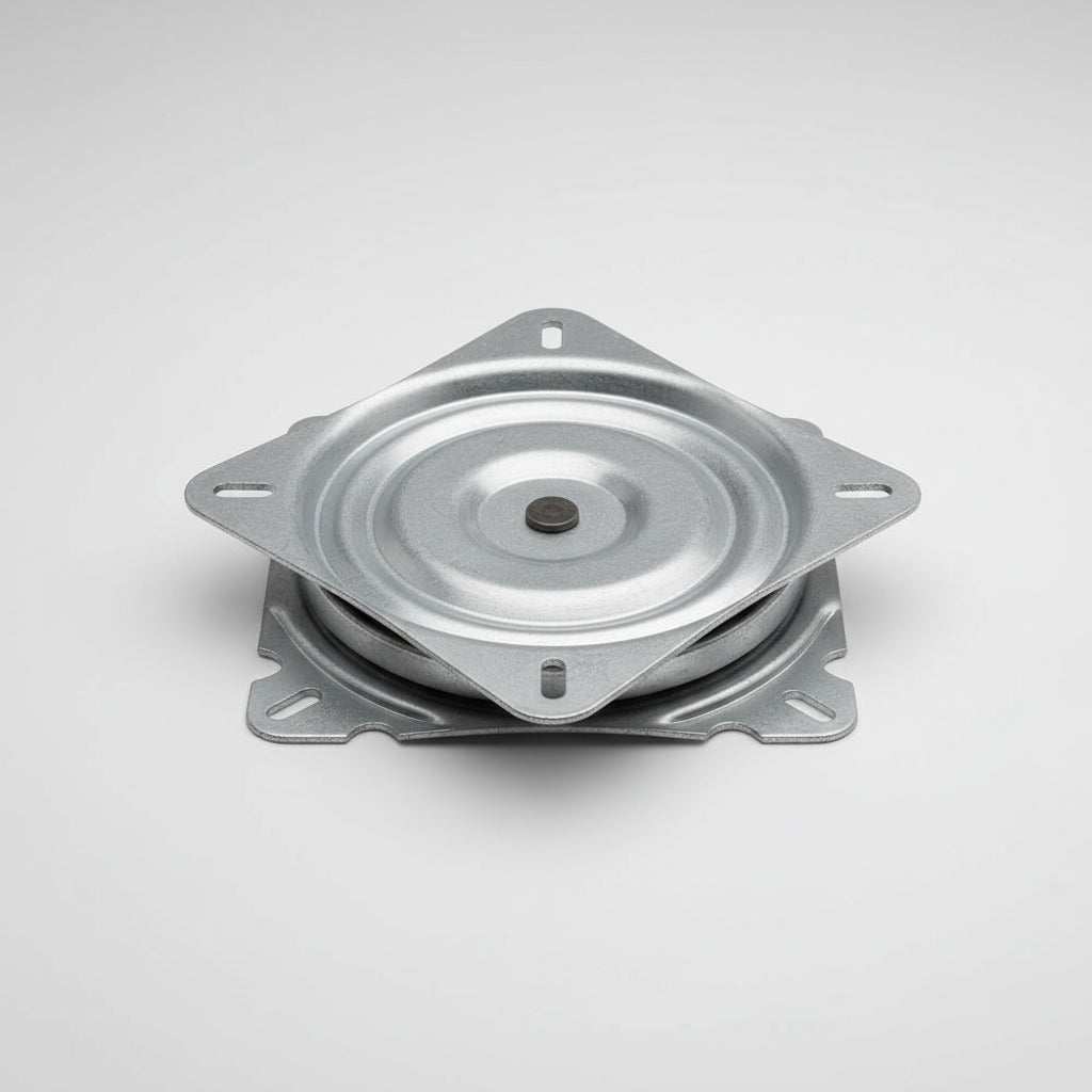 ΒΑΣΗ ΚΑΘΙΣΜΑΤΟΣ ΠΕΡΙΣΤΡΕΦΟΜΕΝΗ INOX 175x175mm - για σκάφη αναψυχής - Ναυτιλιακός εξοπλισμός - Stefanou Marine