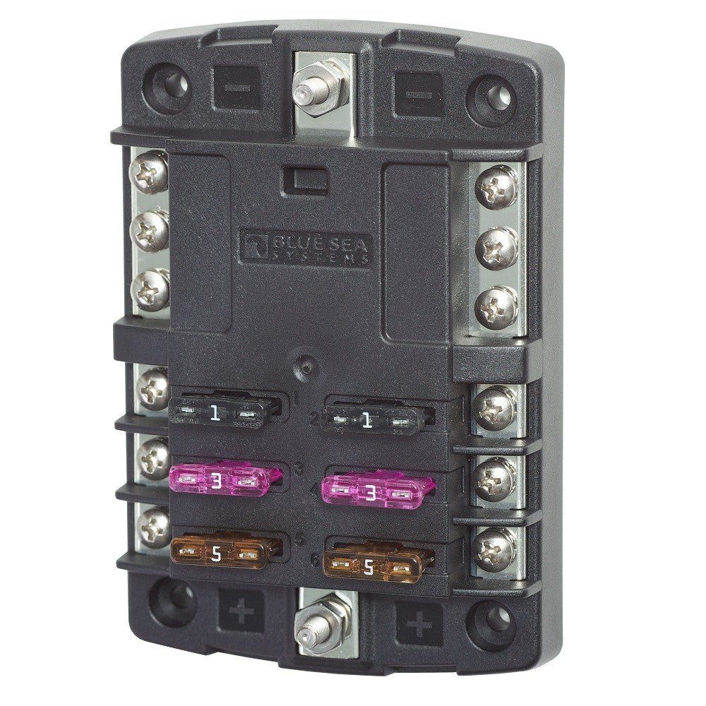 ΔΙΑΝΟΜΕΑΣ BLUE SEA ST BLADE 6 ΑΣΦΑΛΕΙΩΝ ΜΕ ΓΕΙΩΣΕΙΣ 5030 - για σκάφη αναψυχής - Ναυτιλιακός εξοπλισμός - Stefanou Marine