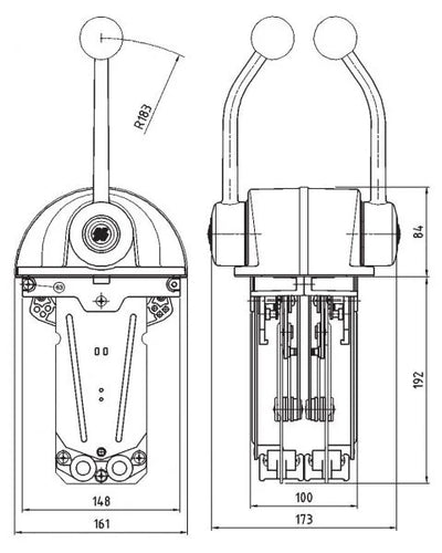 Χειριστήριο Ultraflex B302 Cr