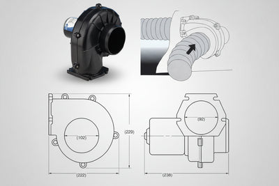 Εξαεριστήρας Jabsco 35760-0092