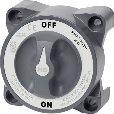 ΕΠΙΛΟΓΕΑΣ BLUE SEA HEAVY DUTY ON - OFF AFD 600A 3001 - για σκάφη αναψυχής - Ναυτιλιακός εξοπλισμός - Stefanou Marine