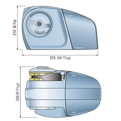 ΕΡΓΑΤΗΣ QUICK HECTOR HC3 1500W - 12V 10mm FSHC15120010A00 - για σκάφη αναψυχής - Ναυτιλιακός εξοπλισμός - Stefanou Marine