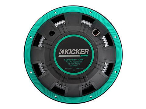 SUBWOOFER 12" - 305mm KICKER KA51MWF124 - για σκάφη αναψυχής - Ναυτιλιακός εξοπλισμός - Stefanou Marine