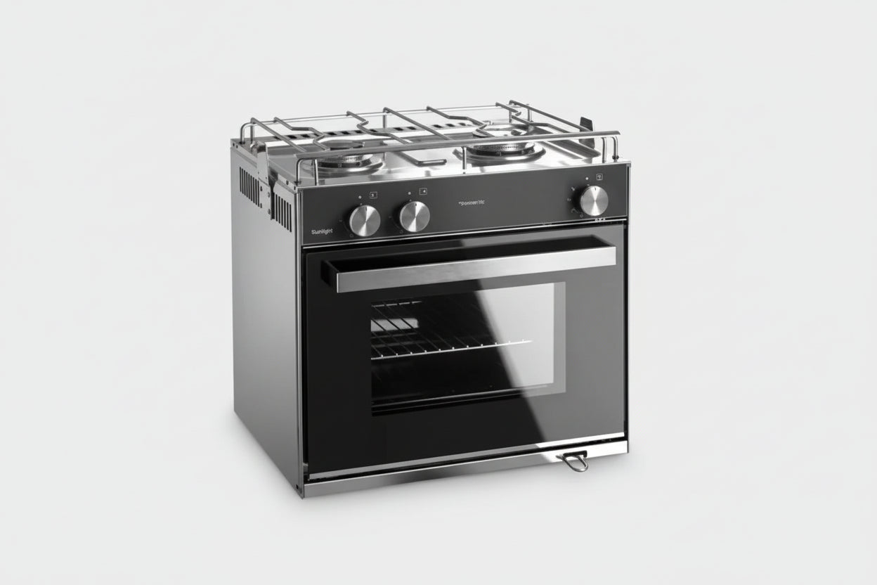 Sunlight 28L Oven 2 Burners Hob Grill - για σκάφη αναψυχής - Ναυτιλιακός εξοπλισμός - Stefanou Marine