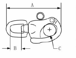 ΓΑΝΤΖΟΣ ΠΕΡΙΣΤΡΕΦΟΜΕΝΟΣ INOX
