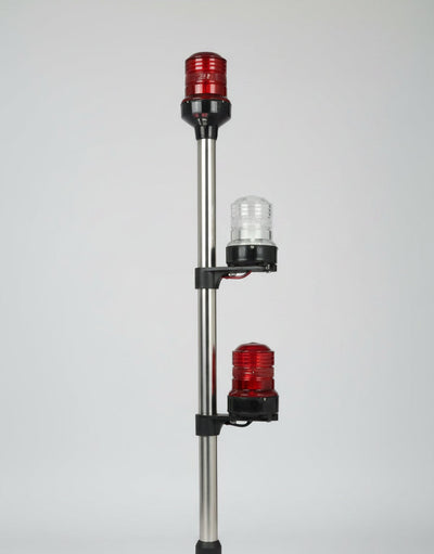 ΦΑΝΟΣ ΤΡΙΦΩΤΟΣ ΣΠΑΣΤΟΣ ΑΚΥΒΕΡΝΗΣΙΑΣ -ΑΓΚΥΡΟΒΟΛΙΟΥ INOX – AISI316 ΜΕ ΒΑΣΗ ΝΑΥΛΟΝ