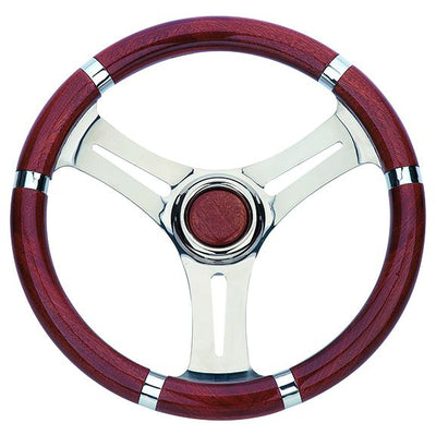 ΤΙΜΟΝΙ ΜΕ INOX ΑΚΤΙΝΕΣ  ΞΥΛΟ 35cm