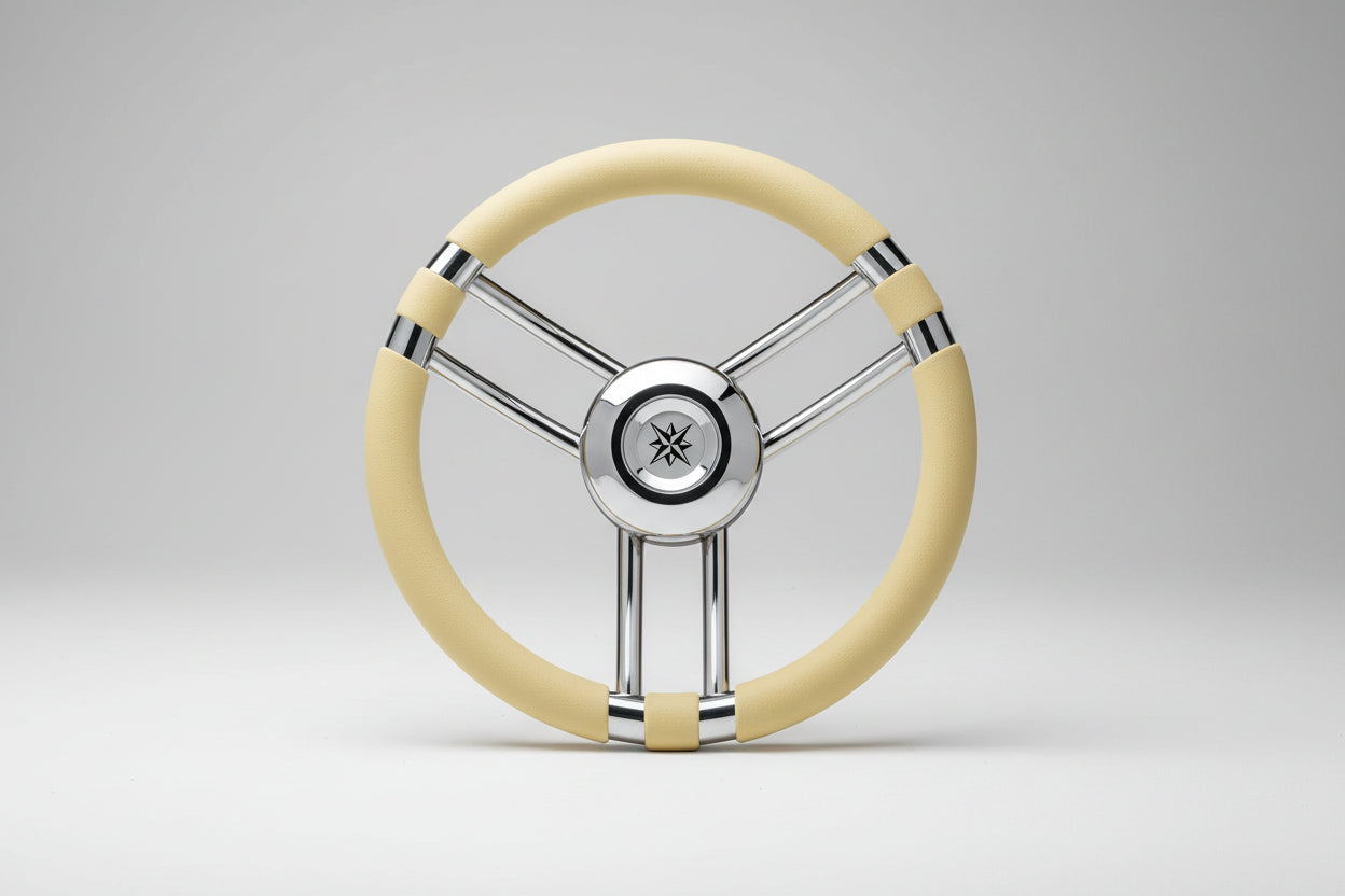 ΤΙΜΟΝΙ ΜΕ INOX ΑΚΤΙΝΕΣ  35cm