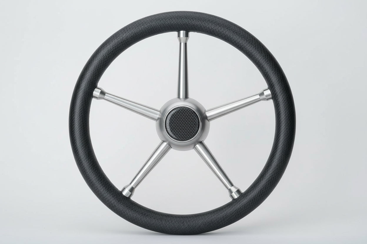 ΤΙΜΟΝΙ ΜΕ INOX ΑΚΤΙΝΕΣ  35cm