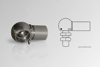 ΑΚΡΟ ΑΜΟΡΤΙΣΕΡ ΓΙΑ ΜΠΙΛΙΑ INOX Φ10mm