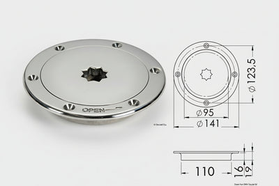ΘΥΡΙΔΑ ΕΛΕΓΧΟΥ INOX