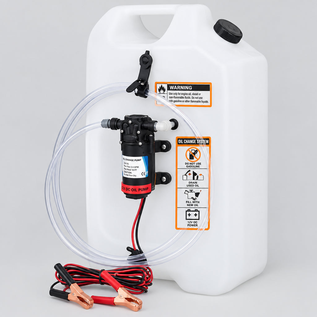 Αντλία αλλαγής λαδιού Jabsco 17860-2012 12V με δοχείο 13,2 lt