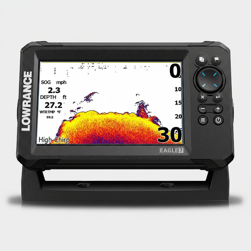 Lowrance Βυθόμετρο Eagle 7″ με 50/200 HDI Αισθητήρα