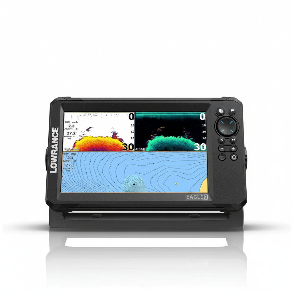 Lowrance Βυθόμετρο Eagle 9″ with 50/200 HDI Αισθητήρα