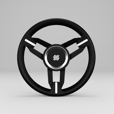 ΤΙΜΟΝΙ GIGLIO ΜΑΥΡΟ PU B/B/VE  35mm