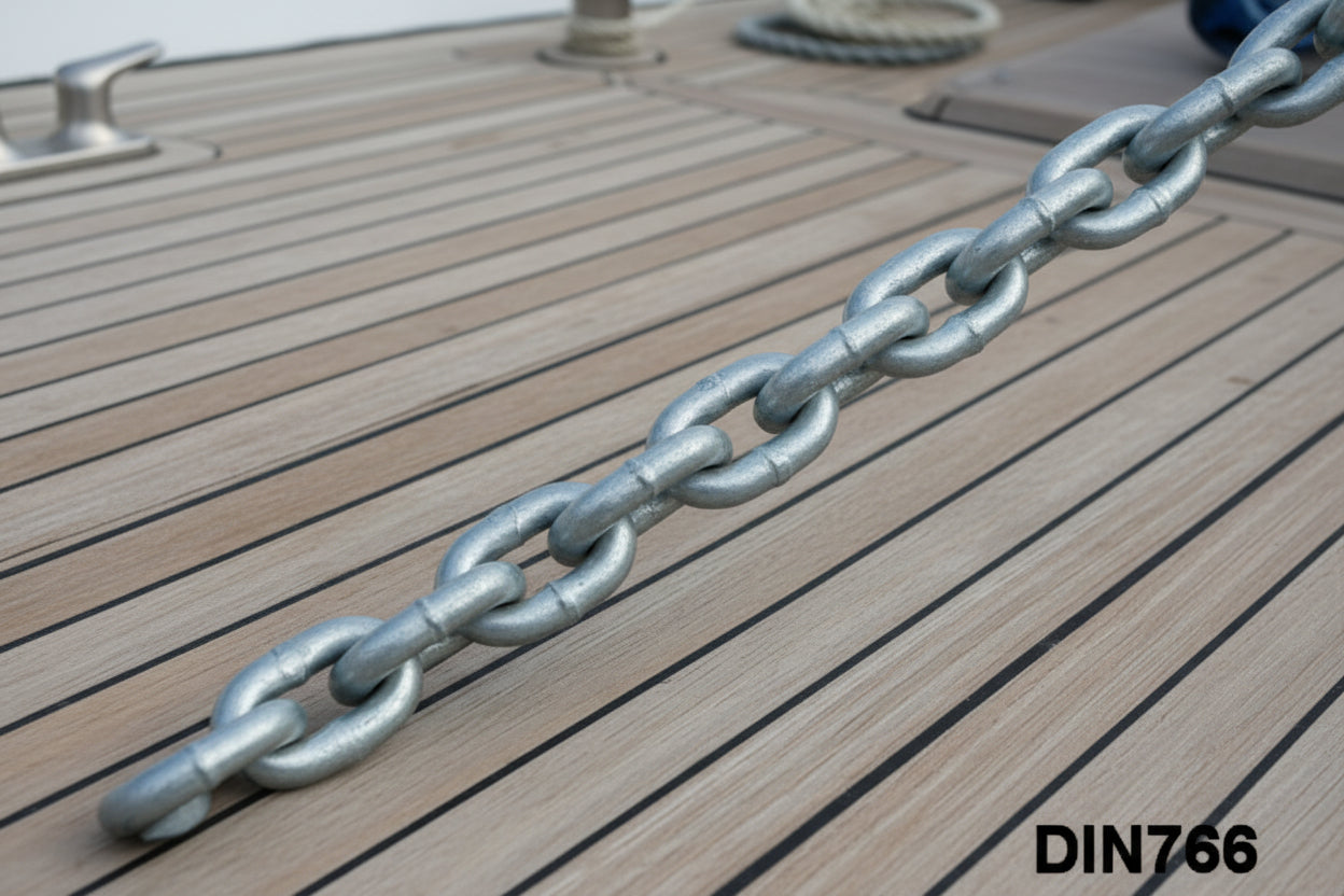 Αλυσίδες γαλβανιζέ καλιμπρέ DIN766 Ιταλίας
