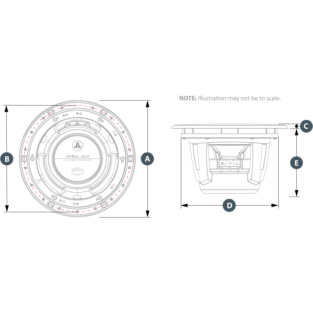 SUBWOOFER LUXE 10" JL AUDIO M6-10IB-L-GwSw-4