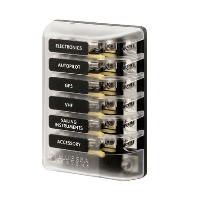 ΔΙΑΝΟΜΕΑΣ BLUE SEA 6 ΑΣΦΑΛΕΙΩΝ ST ΓΥΑΛΙΝΟΣ ΜΕ ΓΕΙΩΣΕΙΣ & ΚΑΛΥΜΜΑ 5015