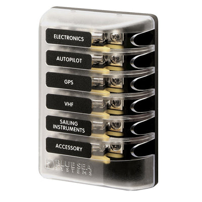ΔΙΑΝΟΜΕΑΣ BLUE SEA 6 ΑΣΦΑΛΕΙΩΝ ST ΓΥΑΛΙΝΟΣ ΜΕ ΚΑΛΥΜΜΑ 5018