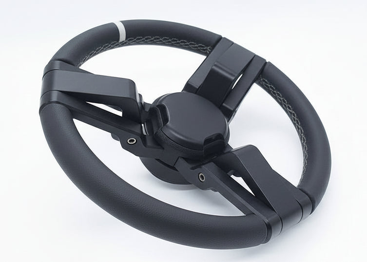 ΤΙΜΟΝΙ GUSSI PROGNO ΑΛΟΥΜΙΝΙΟ, ΜΑΥΡΟ ΔΕΡΜΑ, ΜΑΥΡΕΣ ΑΚΤΙΝΕΣ