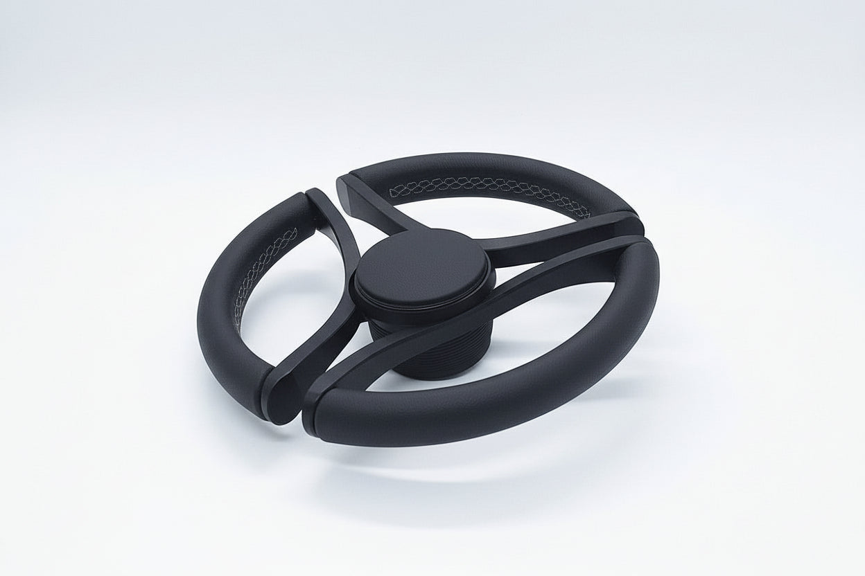 ΤΙΜΟΝΙ GUSSI CORALLUM ΜΑΥΡΟ-ΔΕΡΜΑ