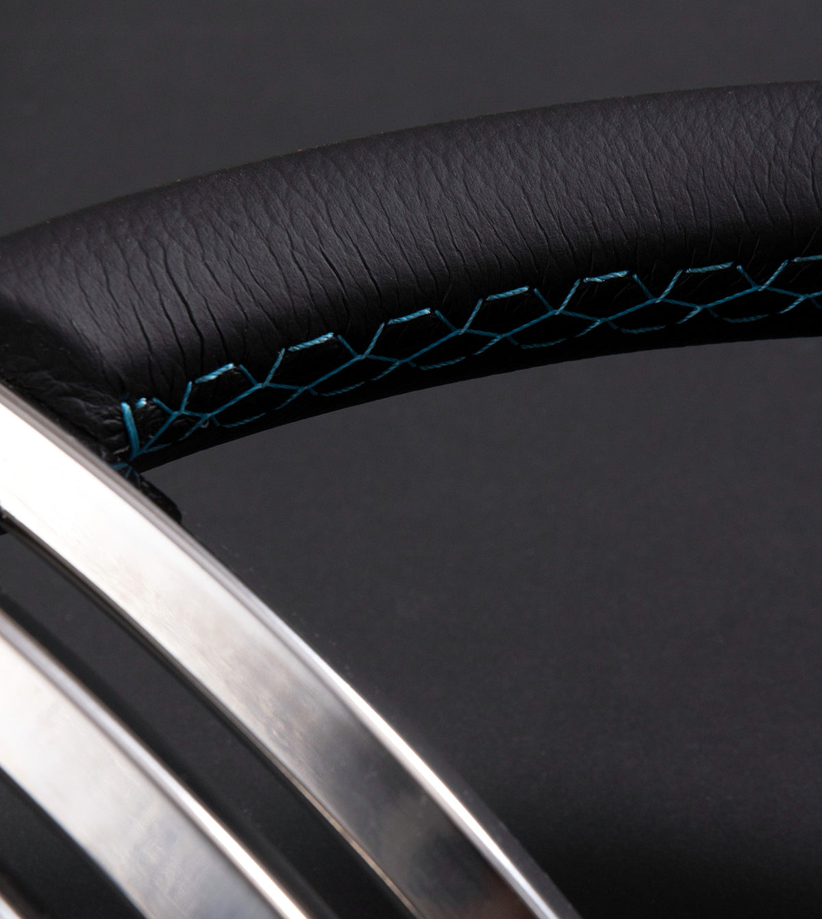 Τιμόνι Σκάφους Castelli Poseidone 3 Ακτίνων Ø350mm – AISI 316 / Δερμάτινη Επένδυση