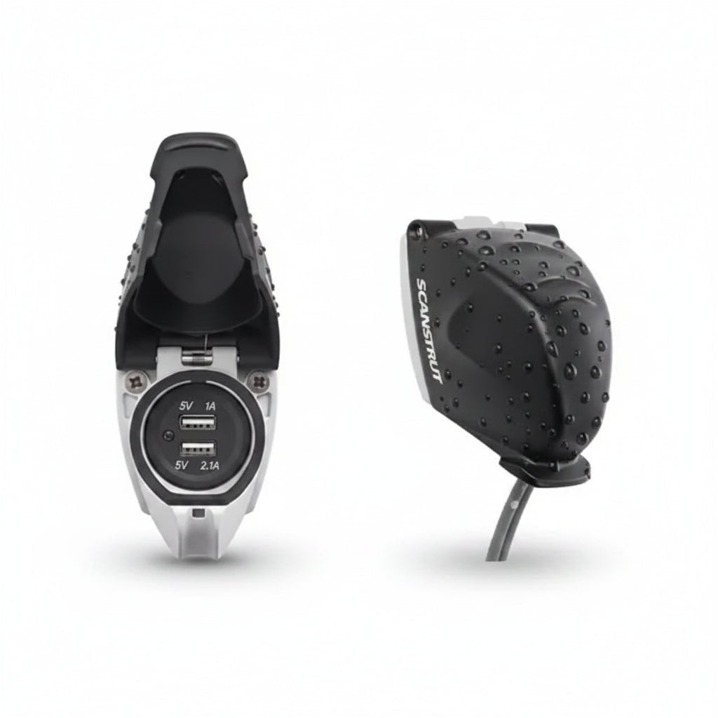 Αδιάβροχο Usb Dual Φορτιστής Socket (12-24V) - για σκάφη αναψυχής - Ναυτιλιακός εξοπλισμός -Stefanou Marine