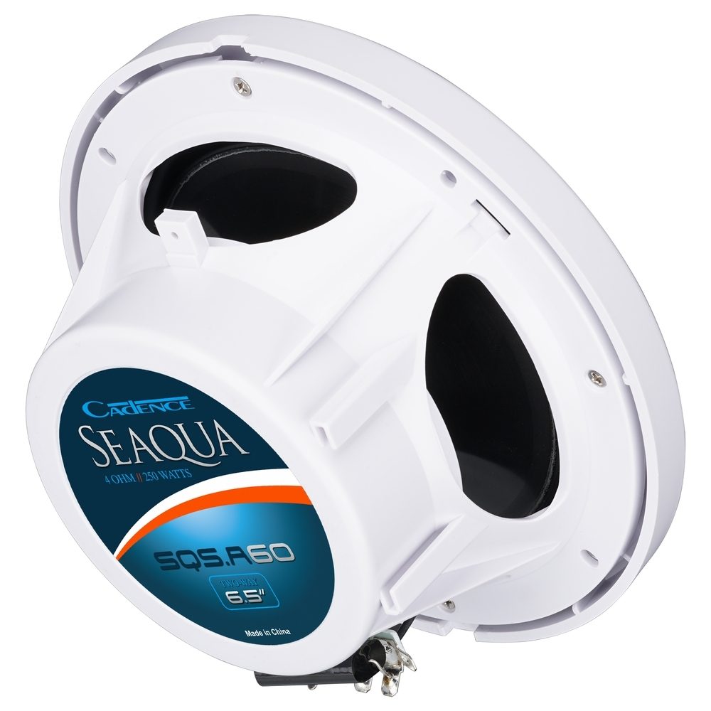 Cadence SQS.A60W Λευκά Marine Ηχεία 6.5″ Δύο δρόμων (ζευγάρι) - για σκάφη αναψυχής - Ναυτιλιακός εξοπλισμός -Stefanou Marine
