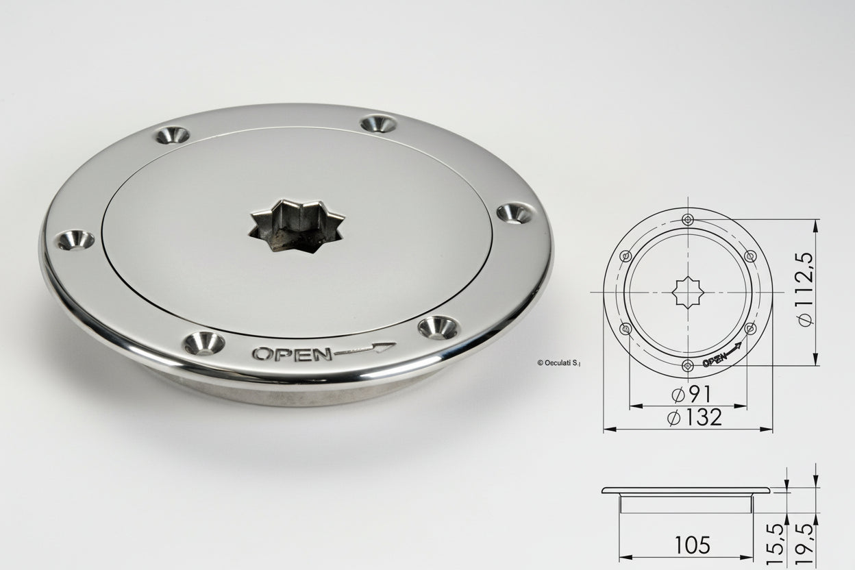 ΘΥΡΙΔΑ ΕΛΕΓΧΟΥ INOX