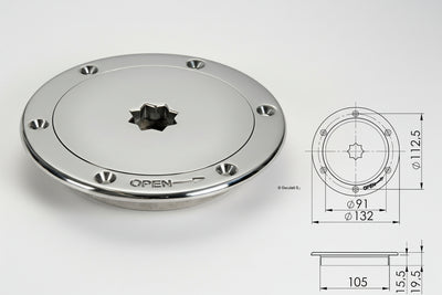 ΘΥΡΙΔΑ ΕΛΕΓΧΟΥ INOX