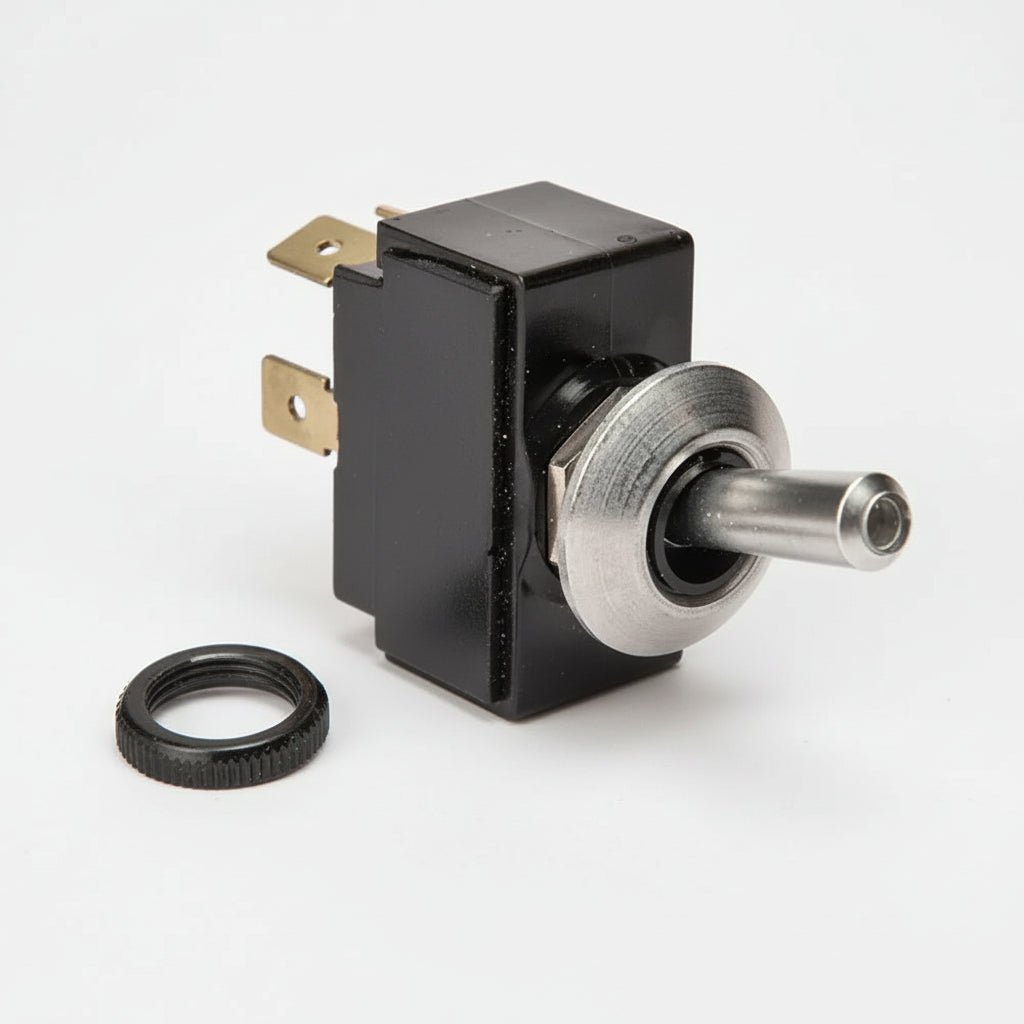 ΔΙΑΚΟΠΤΗΣ SIERRA SATIN CHROME TOGGLE SWITCH TG23010 - για σκάφη αναψυχής - Ναυτιλιακός εξοπλισμός - Stefanou Marine