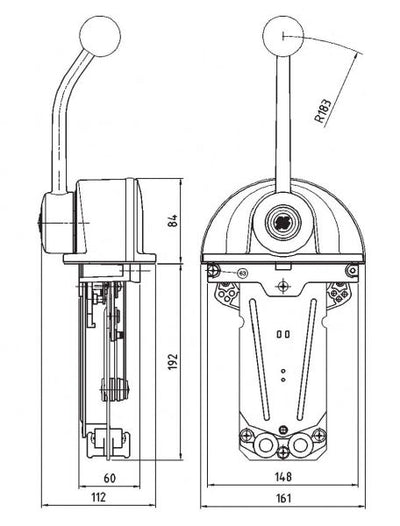 Χειριστήριο Ultraflex B301 Cr