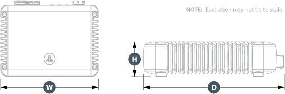 ΕΝΙΣΧΥΤΗΣ JL AUDIO MHD 600W / 4 CHANNELS / 24V - για σκάφη αναψυχής - Ναυτιλιακός εξοπλισμός - Stefanou Marine