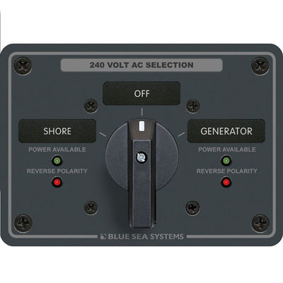 ΕΠΙΛΟΓΕΑΣ BLUE SEA AC 2ΘΕΣΕΩΝ - 3ΠΟΛΩΝ 65Α +OFF 8363 - για σκάφη αναψυχής - Ναυτιλιακός εξοπλισμός - Stefanou Marine