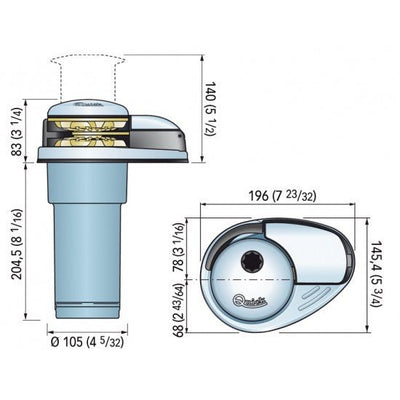 ΕΡΓΑΤΗΣ ΑΓΚΥΡΑΣ QUICK DP2E 12V - για σκάφη αναψυχής - Ναυτιλιακός εξοπλισμός - Stefanou Marine