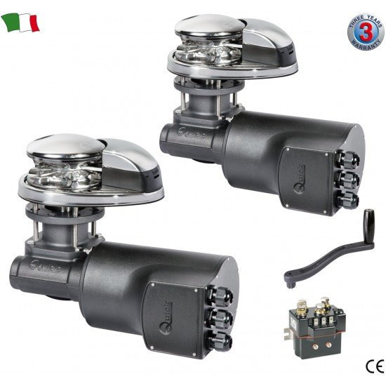ΕΡΓΑΤΗΣ ΑΓΚΥΡΑΣ QUICK PRINCE DP2 12V 700/1000 - για σκάφη αναψυχής - Ναυτιλιακός εξοπλισμός - Stefanou Marine