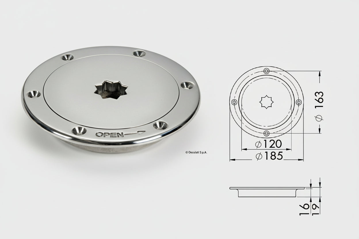 ΘΥΡΙΔΑ ΕΛΕΓΧΟΥ INOX