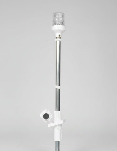 ΦΑΝΟΣ ΠΕΡΙΒΛΕΠΤΟΣ ΜΕ ΙΣΤΟ - ΠΤΥΣΣΟΜΕΝΟΣ ΚΑΙ ΒΑΣΗ ΝΑΥΛΟΝ - για σκάφη αναψυχής - Ναυτιλιακός εξοπλισμός - Stefanou Marine