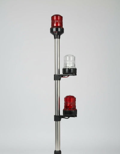 ΦΑΝΟΣ ΤΡΙΦΩΤΟΣ ΣΠΑΣΤΟΣ ΑΚΥΒΕΡΝΗΣΙΑΣ - ΑΓΚΥΡΟΒΟΛΙΟΥ INOX – AISI316 ΜΕ ΒΑΣΗ ΝΑΥΛΟΝ - για σκάφη αναψυχής - Ναυτιλιακός εξοπλισμός - Stefanou Marine