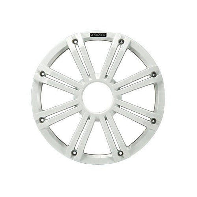 ΓΡΙΛΛΙΑ SUBWOOFER 10in - 250mm KICKER LED ΛΕΥΚΗ - για σκάφη αναψυχής - Ναυτιλιακός εξοπλισμός - Stefanou Marine