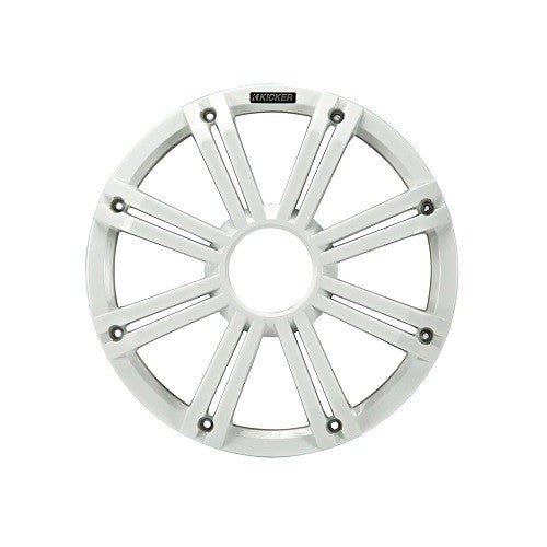 ΓΡΙΛΛΙΑ SUBWOOFER 12in - 305mm KICKER LED ΛΕΥΚΗ - για σκάφη αναψυχής - Ναυτιλιακός εξοπλισμός - Stefanou Marine