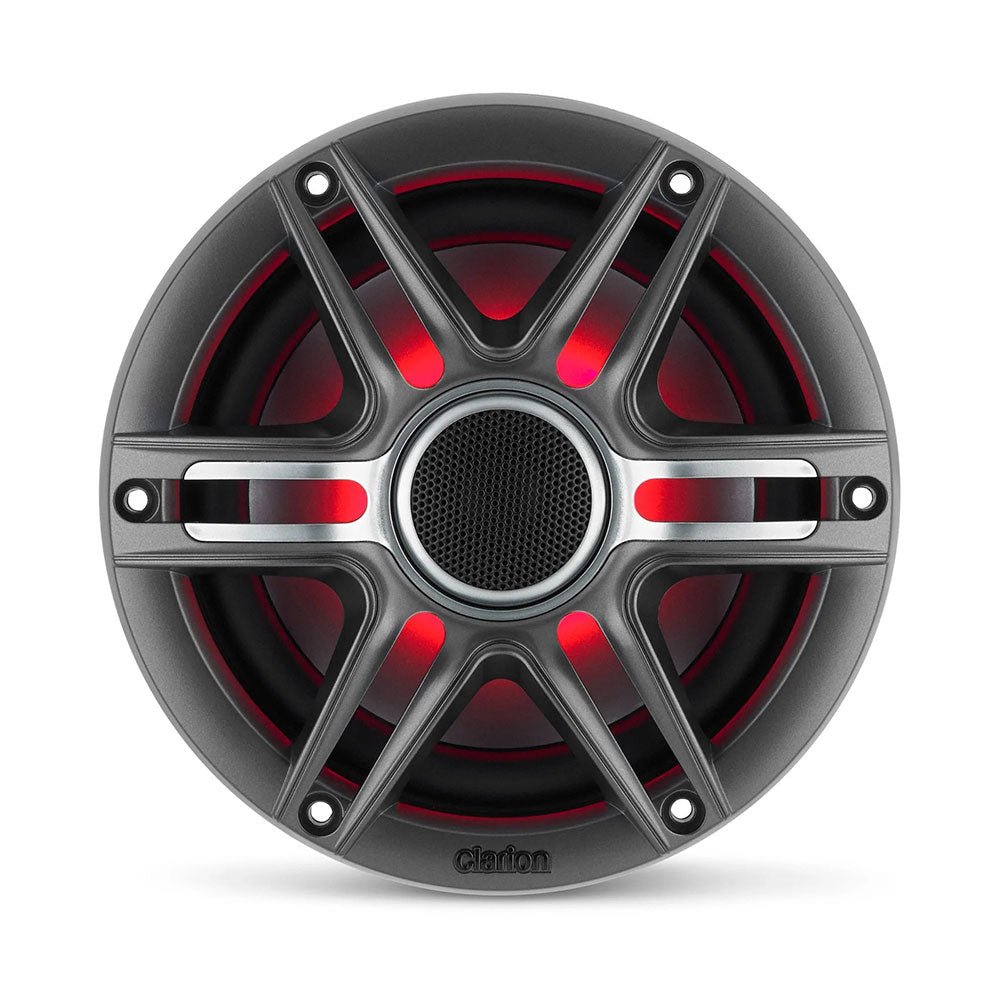 ΗΧΕΙΑ 6.5in - 165 mm CLARION COAXIAL RGB LED PREMIUM CMSP - 651RGB - SWG - για σκάφη αναψυχής - Ναυτιλιακός εξοπλισμός - Stefanou Marine