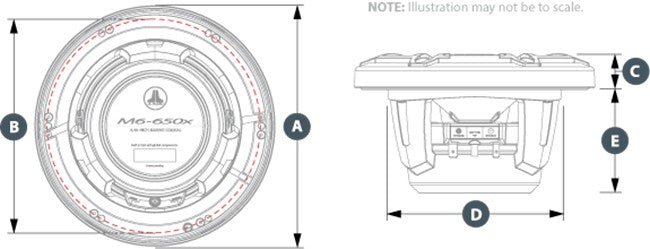 ΗΧΕΙΑ 6.5in - 165mm JL AUDIO M6 - 650X - S - GmTi - για σκάφη αναψυχής - Ναυτιλιακός εξοπλισμός - Stefanou Marine