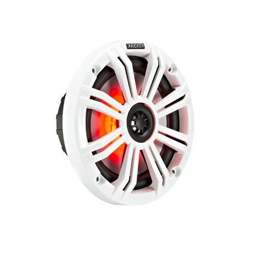 ΗΧΕΙΑ COAXIAL 6.5in - 165mm KICKER 45KM654L W&C LED - για σκάφη αναψυχής - Ναυτιλιακός εξοπλισμός - Stefanou Marine