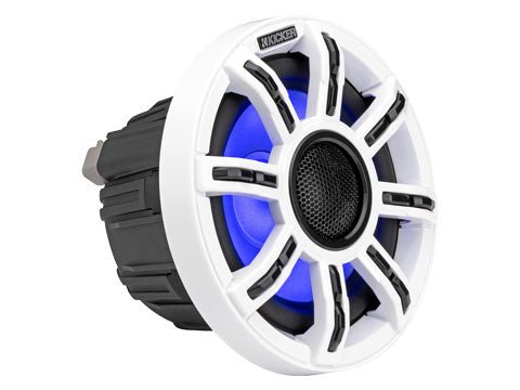 ΗΧΕΙΑ COAXIAL 6.5in - 165mm KICKER KA51MSC65 W&C LED - για σκάφη αναψυχής - Ναυτιλιακός εξοπλισμός - Stefanou Marine
